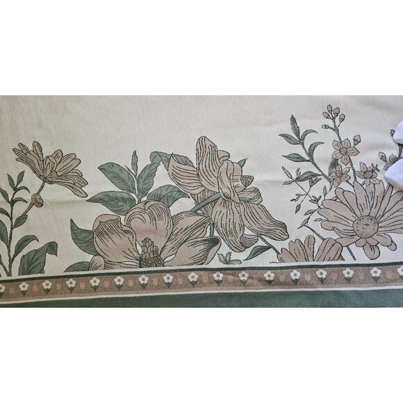 Slashop Chyrusanthemum 71" x 165" Pet Friendly Sofa Cover Floral Harmony - Picture 7 of 10